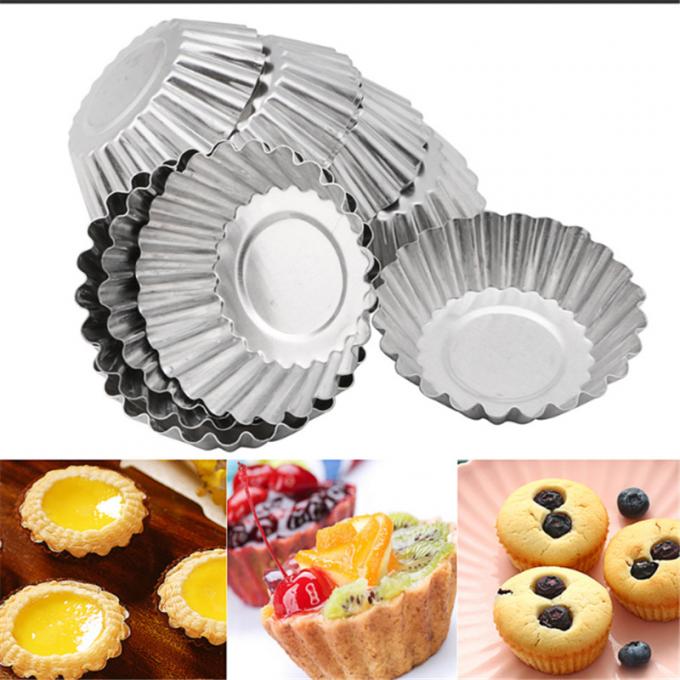 Alloy Cake Tart Mould Baking Tool Cupcake Egg Mould