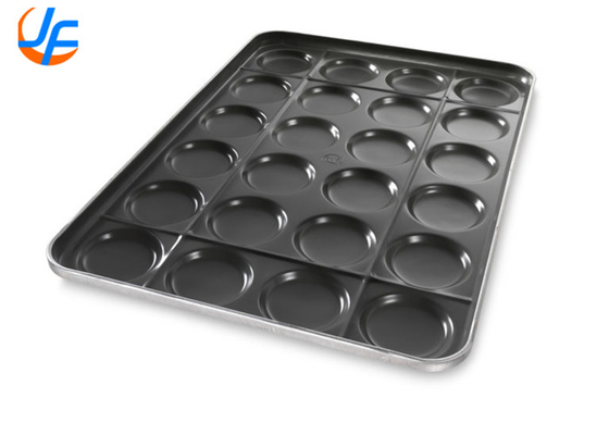 RK Bakeware China Foodservice 42495 Σικάγο Μεταλλικό Αλουμινωμένο Χάλυβα 24 Mold 1.95 oz.