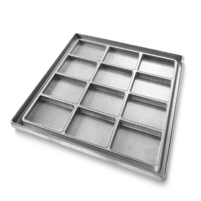 RK Bakeware China Foodservice NSF Glaze Nonstick Τετράγωνο Αλουμινένιο Φούρνο πίτσας
