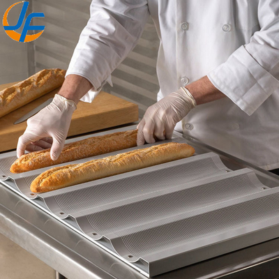 RK Bakeware Κίνα 18X26 Full Size Γυαλισμένο Αλουμίνιο Γαλλικό Baguette Τραπέζι Ψωμιού