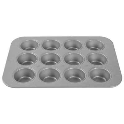 Rk Bakeware China-42754 12 Cup Glazed Aluminized Steel Mini Crown Muffin Pan/ Cruffin Pan/ Cruffin Tray Το μπουκάλι για τη μαγειρική