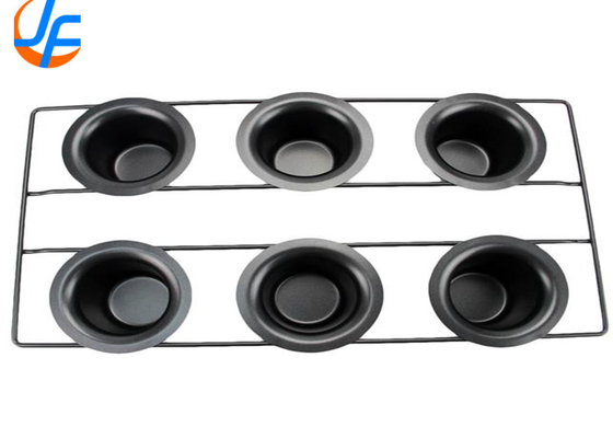 RK Bakeware China Foodservice NSF 6 φλιτζάνια από ανοξείδωτο χάλυβα