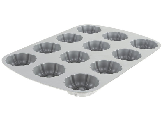 RK Bakeware China Foodservice NSF 12 Διαμερίδιο Bundtlette Αλουμινίου Muffin Cake Pan Εμπορική ποιότητα