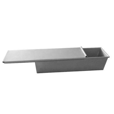 42.2*11.5*10.3CM μη κολλητό Pullman Loaf Pan Toast Box με κάλυψη Πανίσκο ψωμιού Αλουμινίου Χάλυβα με κάλυψη Loaf