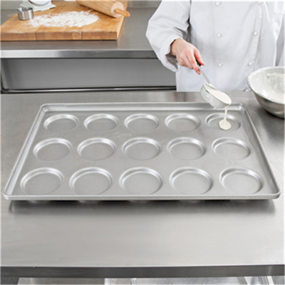 RK Bakeware Κίνα 3 βερνικωμένος ίντσα Aluminumized χάλυβα χάμπουργκερ δίσκος ψησίματος κουλουριών παν