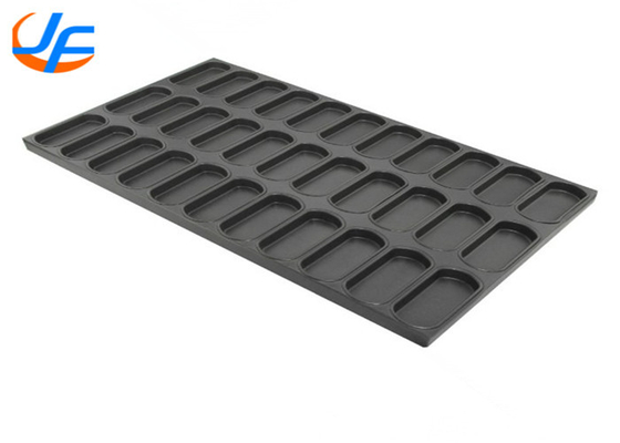 RK Bakeware Κίνα Υπηρεσία τροφίμων Αλουμινωμένο Οβάλ Muffin Baking Pan Square Muffin Baking Tray