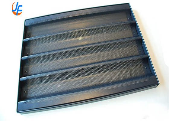 RK Bakeware China Foodservice 5 σειρές Αλουμινίου Nonstick Perforated Baguette Τραπέζι