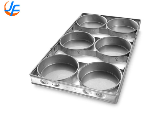 RK Bakeware China Foodservice Σικάγο Μεταλλικό Σιλικόνιο Γυαλισμένο Στρογγυλή Γωνία Κέικ / Τυρί Κέικ Τραπέζι