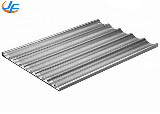 RK Bakeware China Foodservice NSF Αυστραλία Mackies 5 φλάουτες Nonstick γυαλισμένο αλουμίνιο μπαγκέτα τραπέζι μαγειρέματος