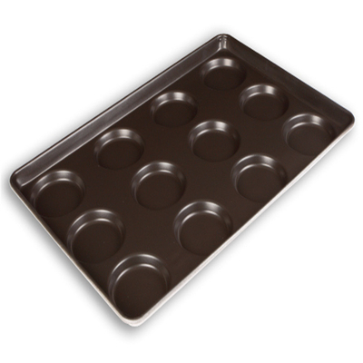 RK Bakeware Κίνα Υπηρεσία τροφίμων NSF Nonstick Hamburger Bun Baking Tray Hot Dog Bun Bread Pan