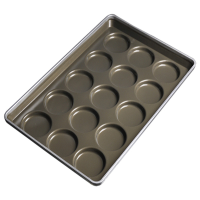 RK Bakeware Κίνα Υπηρεσία τροφίμων NSF Nonstick Hamburger Bun Baking Tray Hot Dog Bun Bread Pan