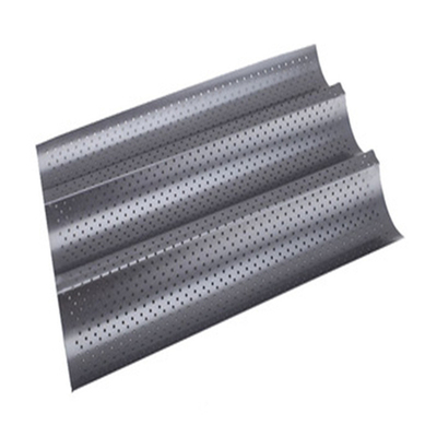 RK Bakeware China Foodservice NSF Αλουμινίου Nonstick διάτρητο Baguette Pan