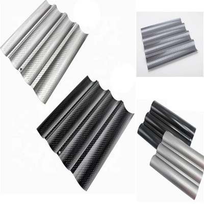 RK Bakeware China Foodservice NSF Perforated Aluminum Nonstick Γαλλική κατσαρόλα για μπαγκέτες
