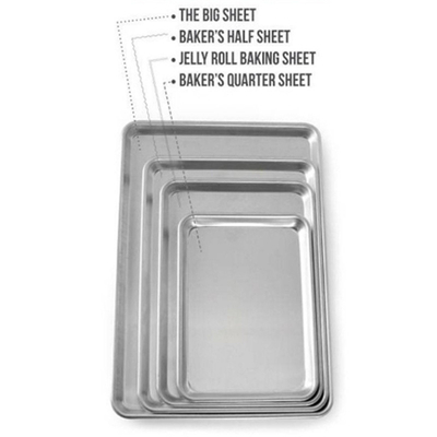 RK Bakeware China Foodservice NSF 18X26 ίντσες 600X400 Αλουμινένιο φύλλο ψωμιού Τραπέζι για ψήσιμο