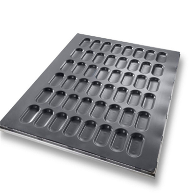 RK Bakeware China Foodservice NSF Durashield Coating 5 Channel Stackable Tablock Baguette Tray (Πακέτο για μπαγκέτες σε τραπέζι)
