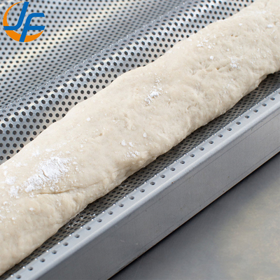 Rk Bakeware China-49053 5 Loaf Nonstick 600*400 Αλουμινίου Uni-Lock Baguette Tray / Γαλλικό ψωμί