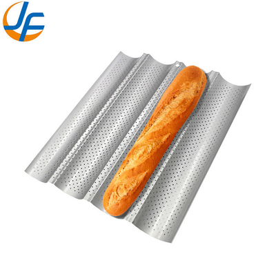 Rk Bakeware China-49053 5 Loaf Nonstick 600*400 Αλουμινίου Uni-Lock Baguette Tray / Γαλλικό ψωμί
