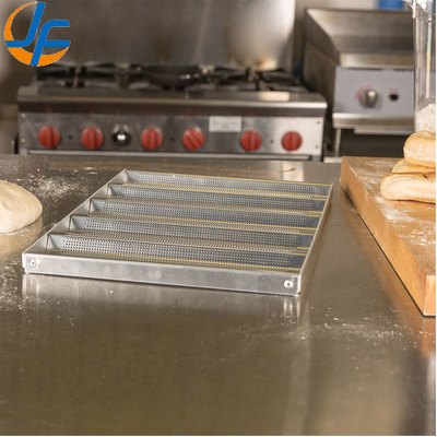 Rk Bakeware China-49053 5 Loaf Nonstick 600*400 Αλουμινίου Uni-Lock Baguette Tray / Γαλλικό ψωμί