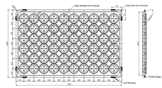 Rk Bakeware Κίνα Αυτοκόπτης Λαχταρό Pie Tin Pallet Tray