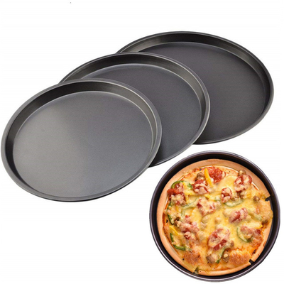 RK Bakeware China Manufacturer-Pizza Hut Hardcoat Anodized Hardcoat Anodized Thin Crust Pizza Pans (Πιτσαρίες με ανωτικό χρώμα)