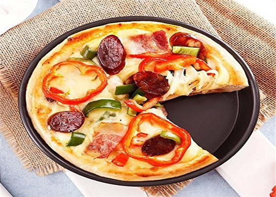 RK Bakeware China Foodservice NSF Commercial 14 Inch Aluminium Cake Pan/ Pizza Baking Pan Πίτσα Τραπέζι