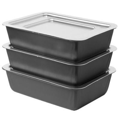 Rk Bakeware China-Derroit Style Αλουμινίου Πιτσαρίδες σκληρή ανωδικοποιημένη ανθεκτική στις γρατσουνιές