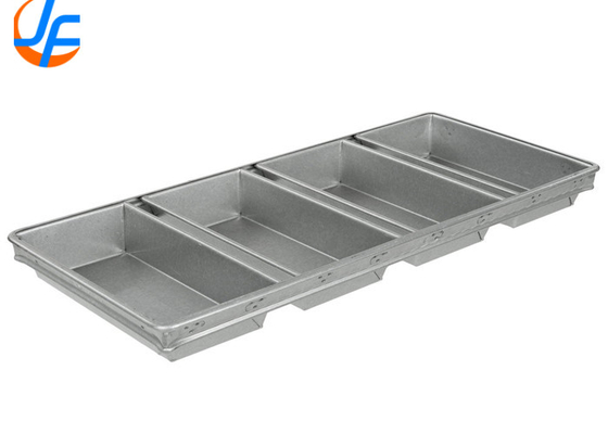 RK Bakeware Υπηρεσία τροφίμων NSF Εμπορική 4 ιμάντες Αλουμινίου ψωμί ψωμί πακέτα γυαλισμένα