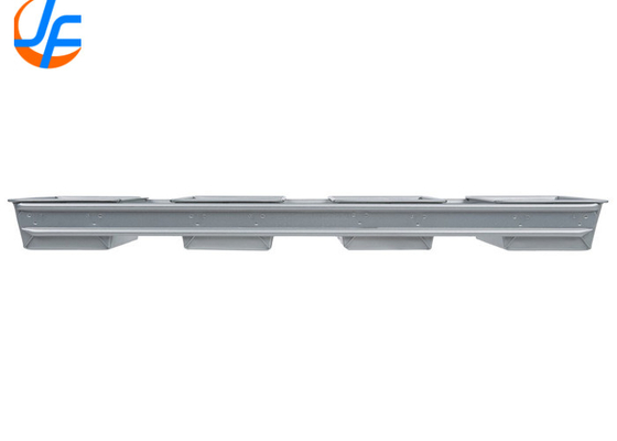 RK Bakeware Υπηρεσία τροφίμων NSF Εμπορική 4 ιμάντες Αλουμινίου ψωμί ψωμί πακέτα γυαλισμένα