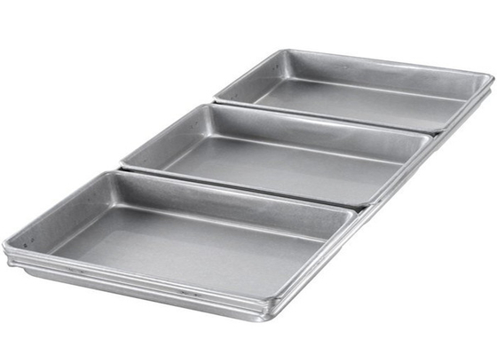 RK Bakeware China Foodservice NSF 4 ιμάντες Pullman Loaf Pans, αλουμινωμένο χάλυβα ψωμί Pan Sandwich Box