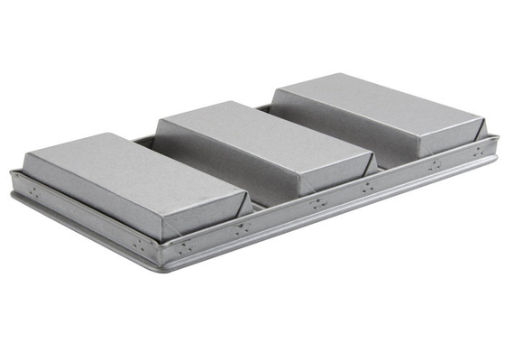 RK Bakeware China Foodservice NSF 4 ιμάντες Pullman Loaf Pans, αλουμινωμένο χάλυβα ψωμί Pan Sandwich Box