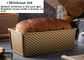 RK Bakeware China Foodservice NSF Glaze Pullman Loaf Pan με κάλυψη Αλουμινίου