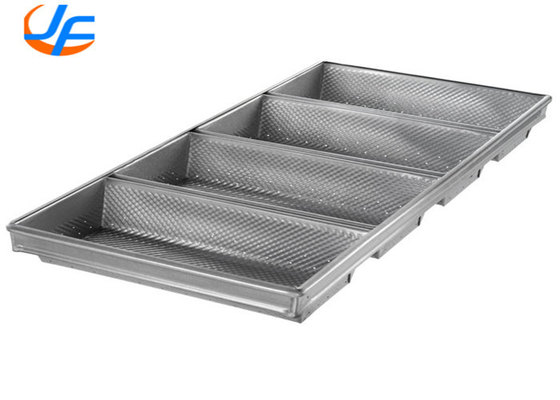 RK Bakeware China Foodservice NSF Telfon Nonstick 4 Strap Αλουμινοποιημένο Pullman Loaf Pan / Ατσάλινος Σπίτι Πανιέρας