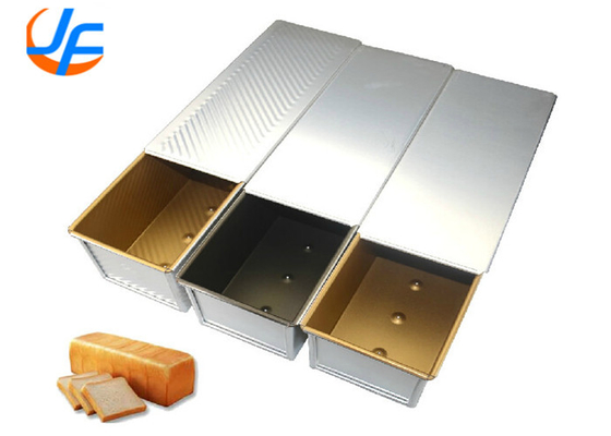 RK Bakeware China Foodservice NSF Αλουμινίου Pullman Πανίσκο / Πανίσκο ψωμιού Πανίσκος ψωμιού με χαλαρό κάτω μέρος