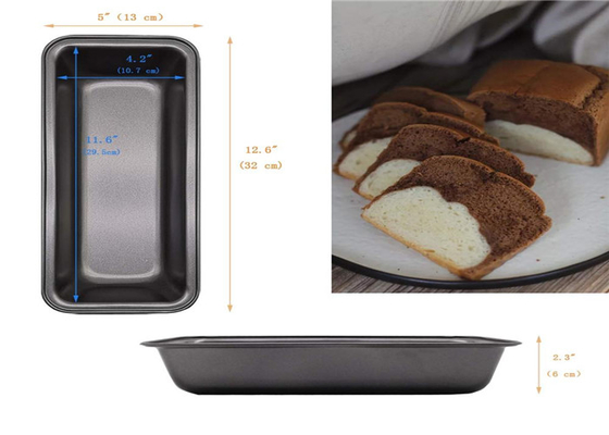 RK Bakeware China Foodservice NSF 340g Pullman Loaf Pan / Non Stick Long Loaf Tin Steel Bread Tin