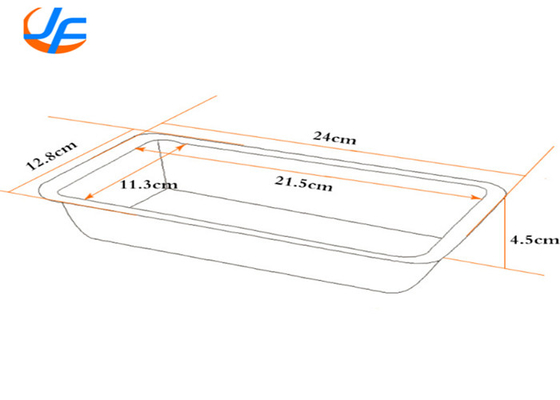 RK Bakeware China Foodservice NSF Telfon Nonstick Commercial Pullman Τροστιγμένο ψωμί