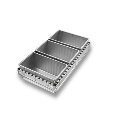 Rk Bakeware Κίνα-Σικάγο Μεταλλική Βιομηχανική 4 ιμάντες Σιλικόνιο γυαλισμένο Nonstick Pullman Πωλή ψωμιού