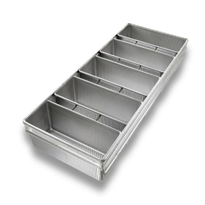 Rk Bakeware China Manufacturer-4 Strap Glazed Aluminized Steel Pullman Loaf Pan/ Tank Loaf Pan/Vienna Loaf Pan (Συσκευές για ψωμί)