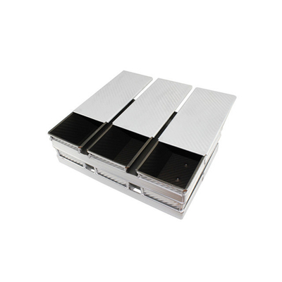 Rk Bakeware China Manufacturer-6 Strap Glazed Aluminized Steel Bread Loaf Pan/Sandwich Loaf Pan/Jumbo Loaf Pan/Πακέτο ψωμιού από αλουμινισμένο χάλυβα
