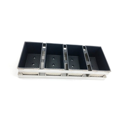 Rk Bakeware China Manufacturer-6 Strap Glazed Aluminized Steel Bread Loaf Pan/Sandwich Loaf Pan/Jumbo Loaf Pan/Πακέτο ψωμιού από αλουμινισμένο χάλυβα