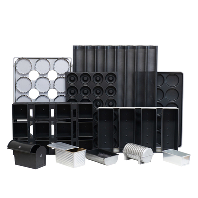 Rk Bakeware China Manufacturer-6 Strap Glazed Aluminized Steel Bread Loaf Pan/Sandwich Loaf Pan/Jumbo Loaf Pan/Πακέτο ψωμιού από αλουμινισμένο χάλυβα