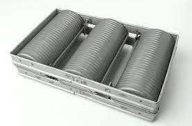 RK Bakeware China Foodservice NSF Telfon Nonstick Custom 5 σειρές Baguette ψωμί τηγάνι τηγάνι