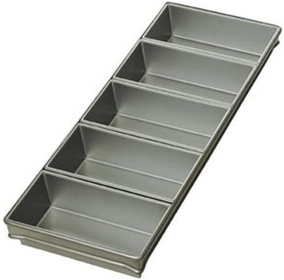 Rk Bakeware China Foodservice 904575 Commercial Bakeware 5 Strap Bread Pan (Παλτό ψωμιού με λωρίδες)