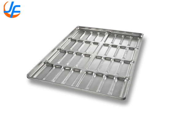 RK Bakeware China-PFA Nonstick Cluster Hot Dog Bun Pan με πλαϊνά τοιχώματα για βιομηχανικά αρτοποιεία