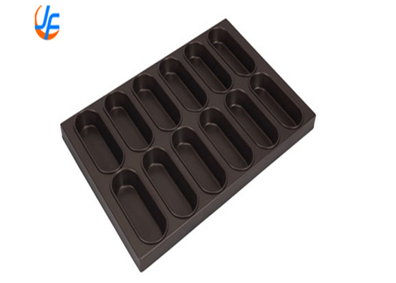 RK Bakeware Κίνα- Οβάλ σχήμα Cupcake Muffin Tray Για βιομηχανικό εργοστάσιο κέικ