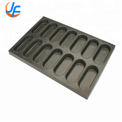 RK Bakeware Κίνα- Οβάλ σχήμα Cupcake Muffin Tray Για βιομηχανικό εργοστάσιο κέικ