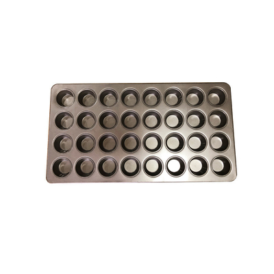 RK Bakeware China Foodservice NSF 24 Cup 5 Oz. Γυαλισμένο Αλουμινωμένο Χάλυβα Jumbo Muffin Pan/Mini Muffin Pan
