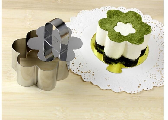 RK Bakeware China Foodservice NSF 304 από ανοξείδωτο χάλυβα δαχτυλίδι κέικ λουλουδιών, υπέροχο δαχτυλίδι ζαχαροπλαστικής