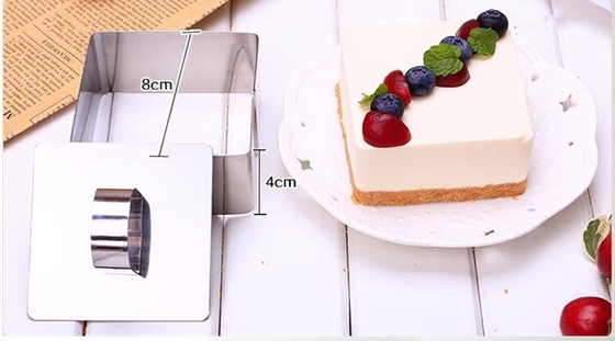 RK Bakeware China Foodservice NSF Τετράγωνο Σχήμα Mousse Ring Πιστοποιητικό Δαχτυλίδι