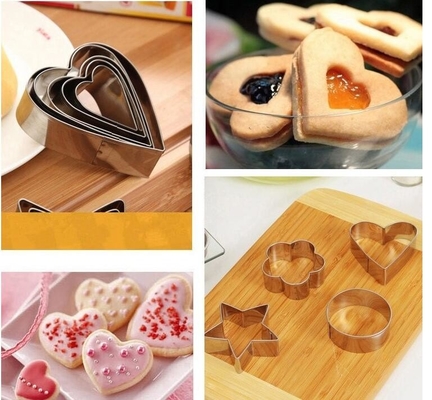 RK Bakeware China Foodservice NSF Ατσάλινο Κέικ Mould Cookie Cutter Mousse Ring Για εργαλεία αρτοποιίας