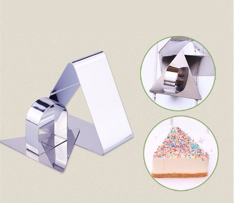 RK Bakeware China Foodservice NSF Triangle Mousse Cake Ring Ατσάλι από ανοξείδωτο χάλυβα Ring Mold Cut Biscuits Cake Bakeware Mold